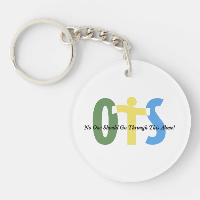 Llavero OTS— Nadie Debería Pasar Por Esto Solo. (Frente)