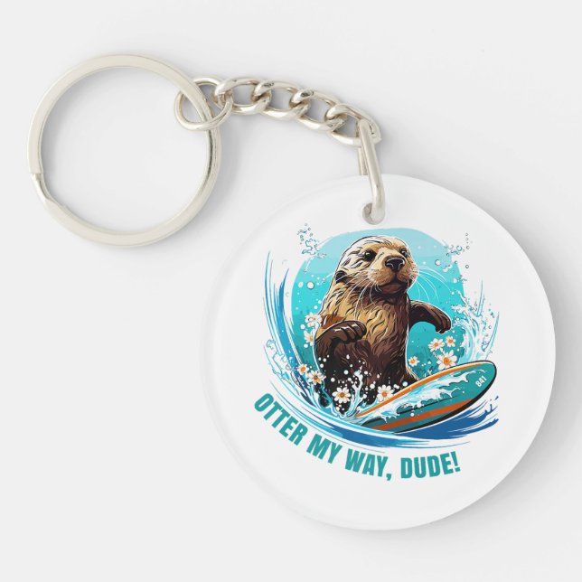 Llavero Otter 841 Surfing Otter Ella Roba Surfboards Otte (Frente)