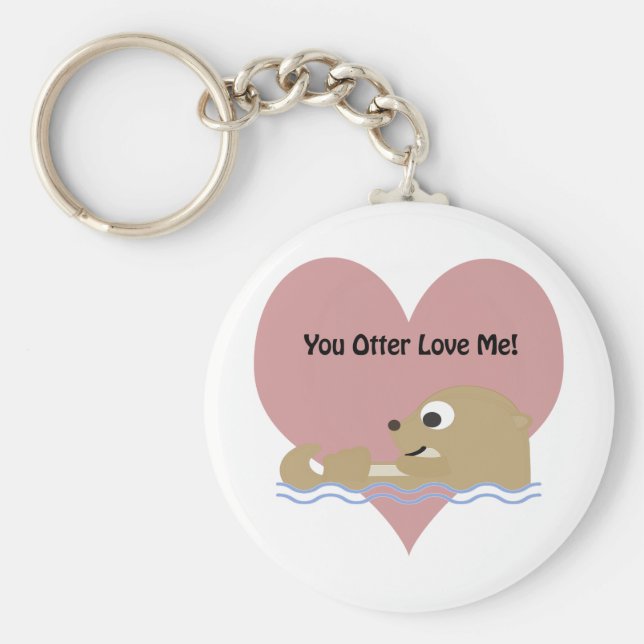 Llavero Otter Love Me (Frente)