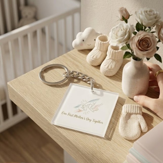 Llavero Our First Mother's Day Together Keychain - Minimal (Subido por el creador)
