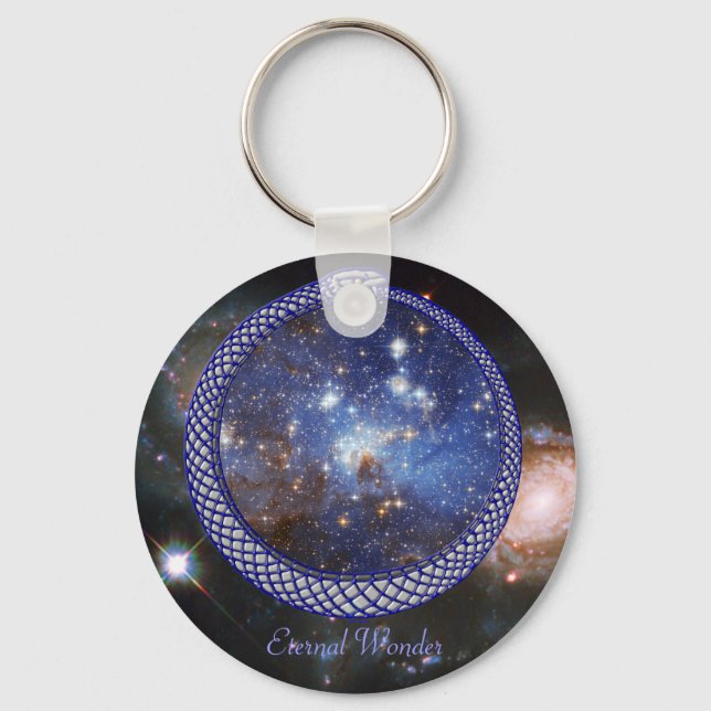 Llavero Ouroboros Galaxy - Keychain (Anverso)