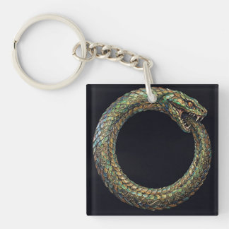 Llavero Ouroboros — Póster Rúnico del Símbolo de la Serpie