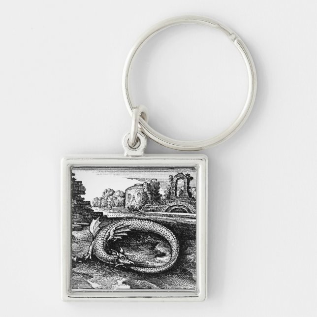 Llavero Ouroboros Serpent keychain (Frente)