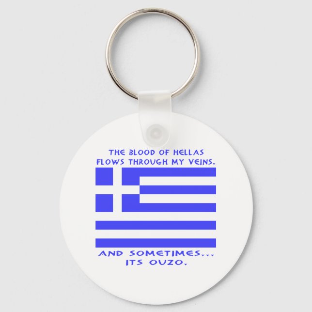 Llavero Ouzo griego (Anverso)
