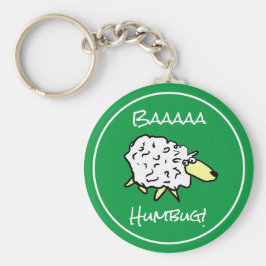 Llavero Oveja Dice Baaaa Humbug - Navidad