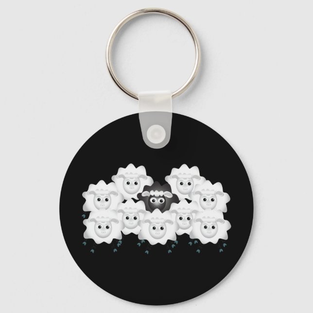 Llavero Oveja negra de la familia (Anverso)