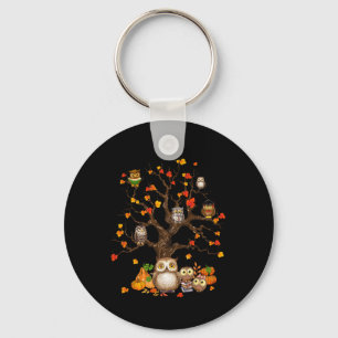 Llavero Ovejas Salen Árbol Cae Calabaza Halloween Lechuza