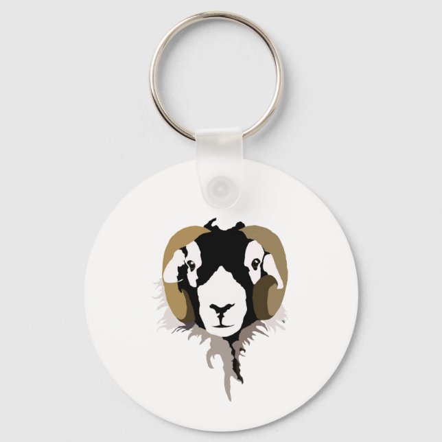 Llavero Ovejas Swaledale (Anverso)