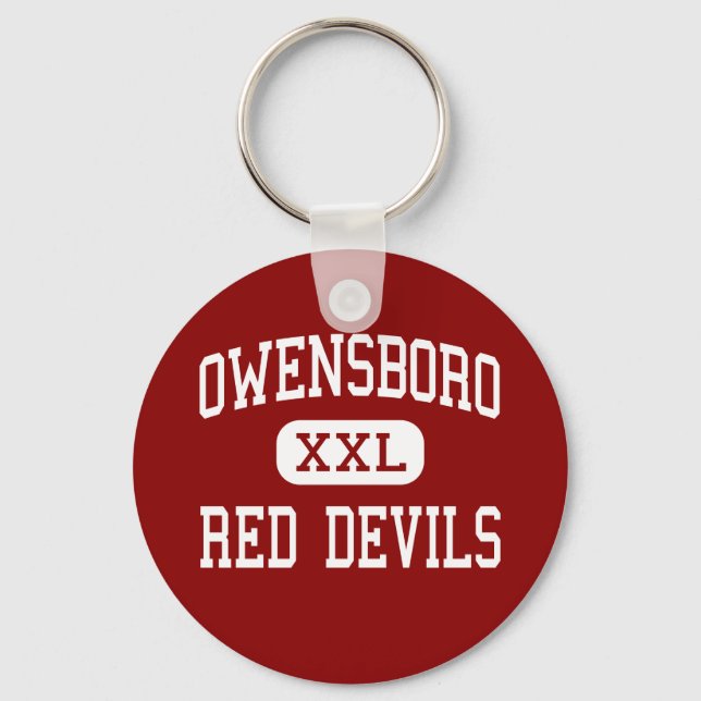 Llavero Owensboro - Red Devils - High - Owensboro Kentucky (Anverso)
