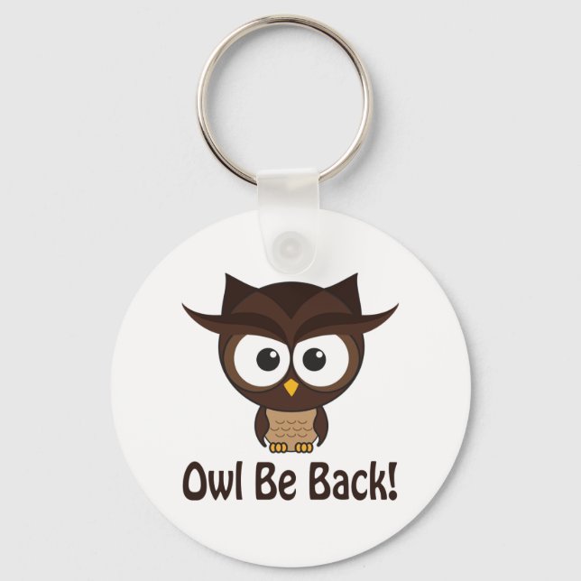 Llavero Owl Be Back (Anverso)