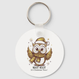 Llavero Owl Be Home for Navidades