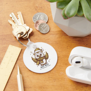 Llavero Owl Be Home for Navidades