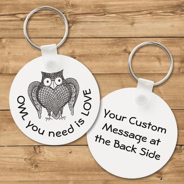 Llavero Owl que necesitas Keychain (Subido por el creador)