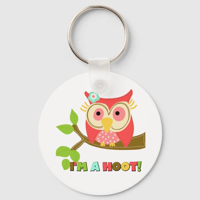 Llavero Owl, soy un Hoot (Anverso)