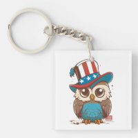 Owl USA Independence Day 4 de julio Lechuza nortea