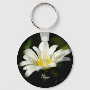 Llavero Oxeye Daisy Wildflower Keychain