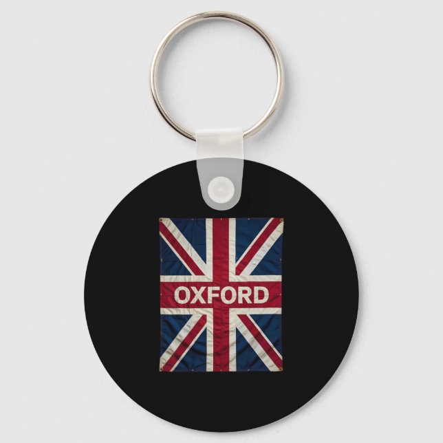 Llavero Oxford England Britain Uk History Vacation Souveni (Anverso)