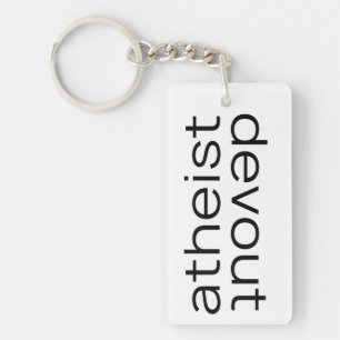 Llavero Oxymoron - Devout Atheist Keychain