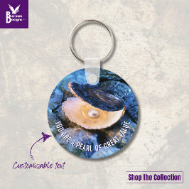 Llavero OYSTER Pearl of Great Value Personalizado Christia