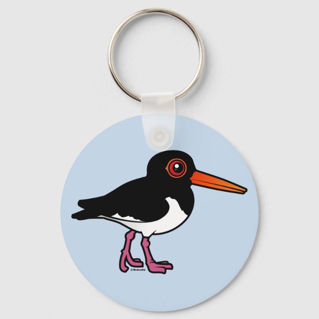 Llavero Oystercatcher Birdorable (Anverso)