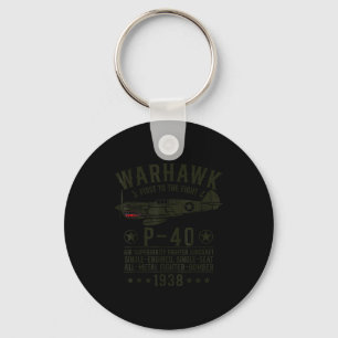 Llavero P-40 Warhawk Avión de Caza de la Segunda Guerra Mu