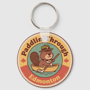 Llavero Paddlin 'a través del arte de Edmonton
