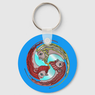 Llavero Padre celta e hijos"