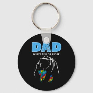Llavero Padre con Conciencia del Autismo Amor Orgulloso Hi