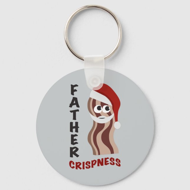 Llavero ¡Padre Crispness! Bacon (Anverso)