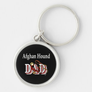 Llavero Padre de Hound Afgano