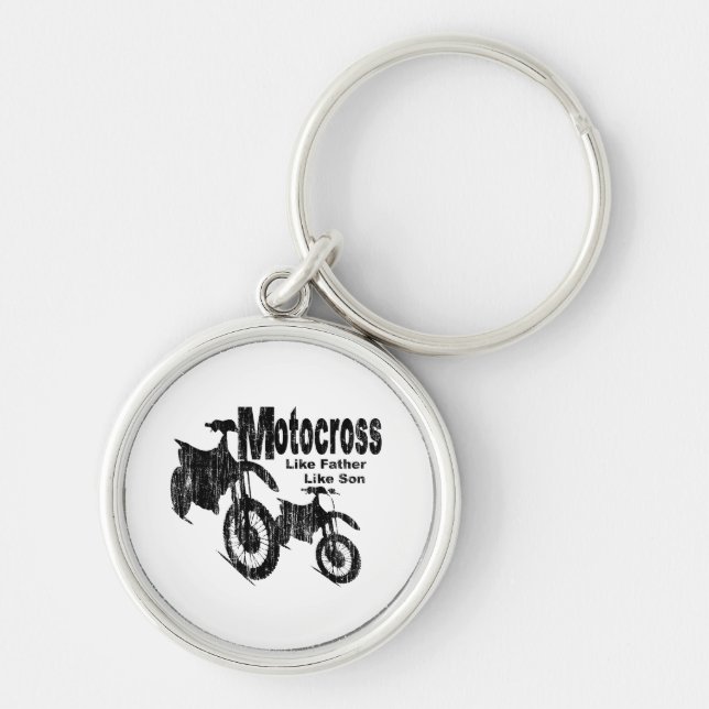 Llavero Padre/Hijo de Motocross (Frente)