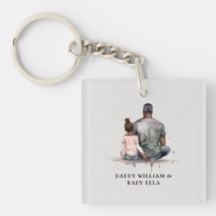 Llavero Padre negro y bonos de la hija (4)