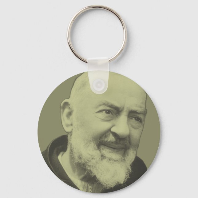 Llavero Padre Pío de Pietrelcina (Anverso)