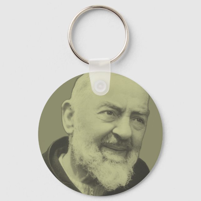 Llavero Padre Pio de Pietrelcina (Anverso)