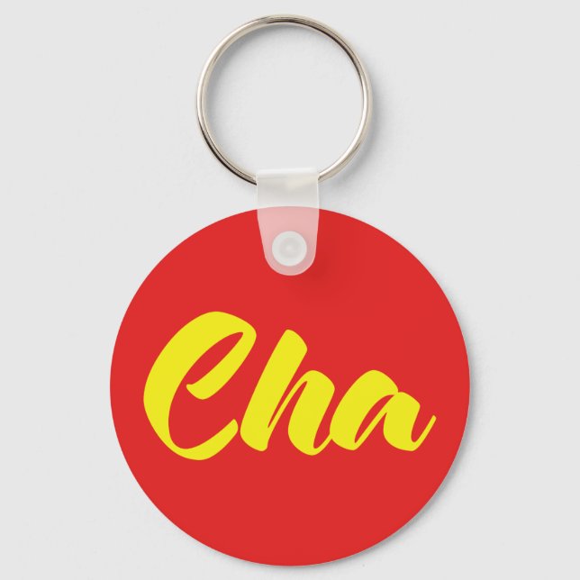 Llavero Padre vietnamita - Lenguaje Cha ~ Tien Viene (Anverso)