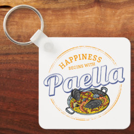 Llavero Paella Snack Vintage España Paella Pan Souvenir