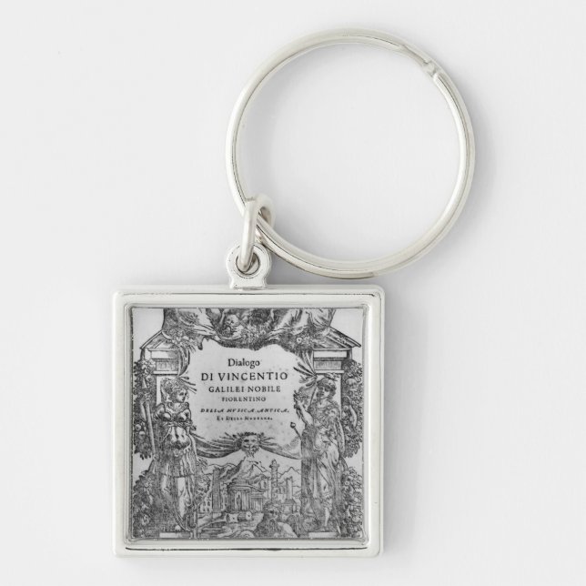 Llavero página de 'Della Musica Antica y del della Moderna (Frente)