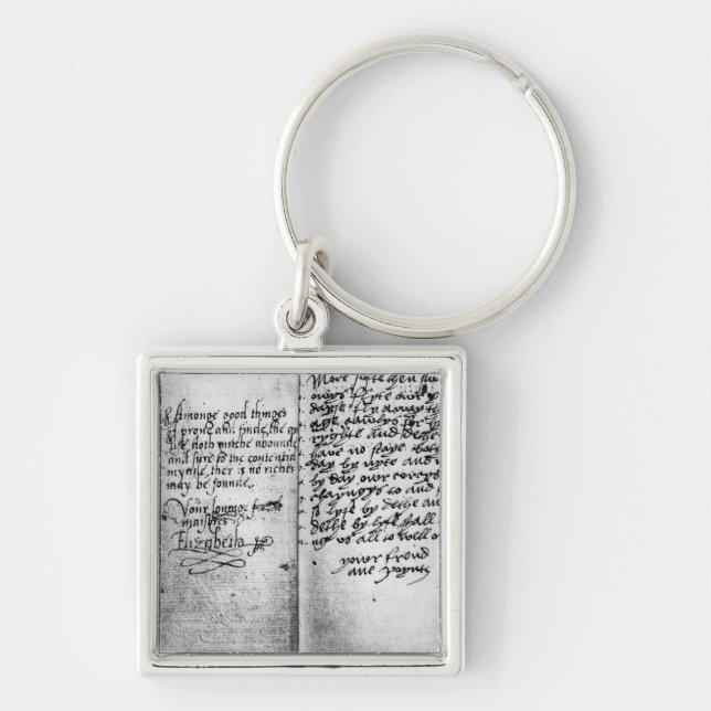 Llavero Página del manuscrito (Frente)