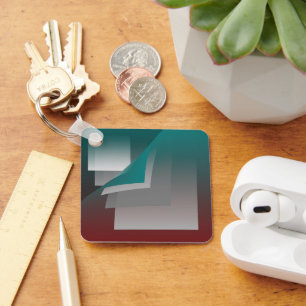 Llavero Páginas grises de Borgoña verde azuladas