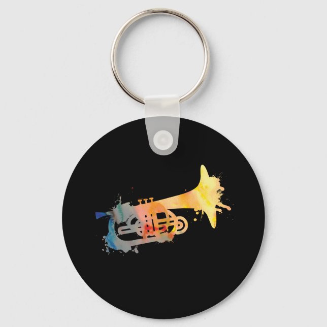 Llavero Paint Splat Mellophone (Anverso)