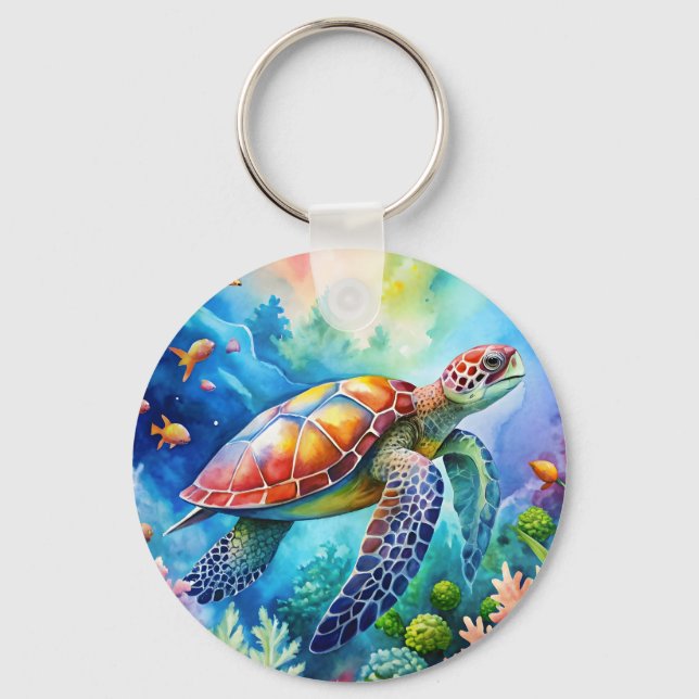 Llavero Painted Sea Turtle  (Anverso)