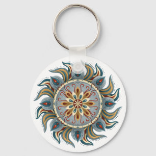 Llavero Painterly Mandala
