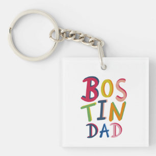 Llavero País negro de Bostin Dad personalizado