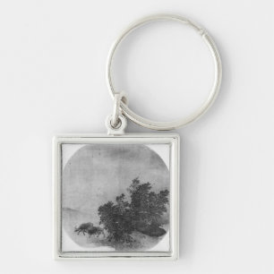 Llavero Paisaje con el búfalo de agua, dinastía de canci