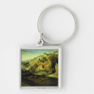 Llavero Paisaje con un ataque por sorpresa, c.1585 de la