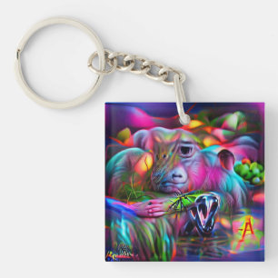 Llavero Paisaje de ensueño vivo: Agrizoofobia
