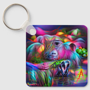Llavero Paisaje de ensueño vivo: Agrizoofobia