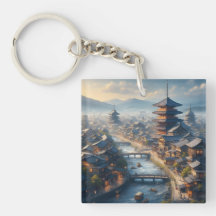 Paisaje de Kyoto Japón Viaje Vintage