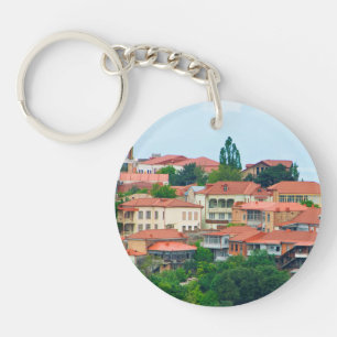 Llavero Paisaje de la ciudad de Georgia