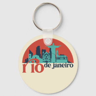 Llavero Paisaje de la ciudad de Río de Janeiro